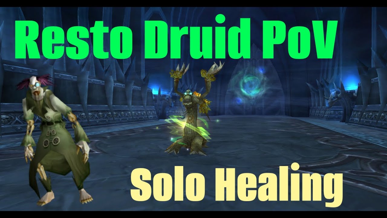 ICC 10n Professor Putricide - Resto Druid PoV Solo Heal