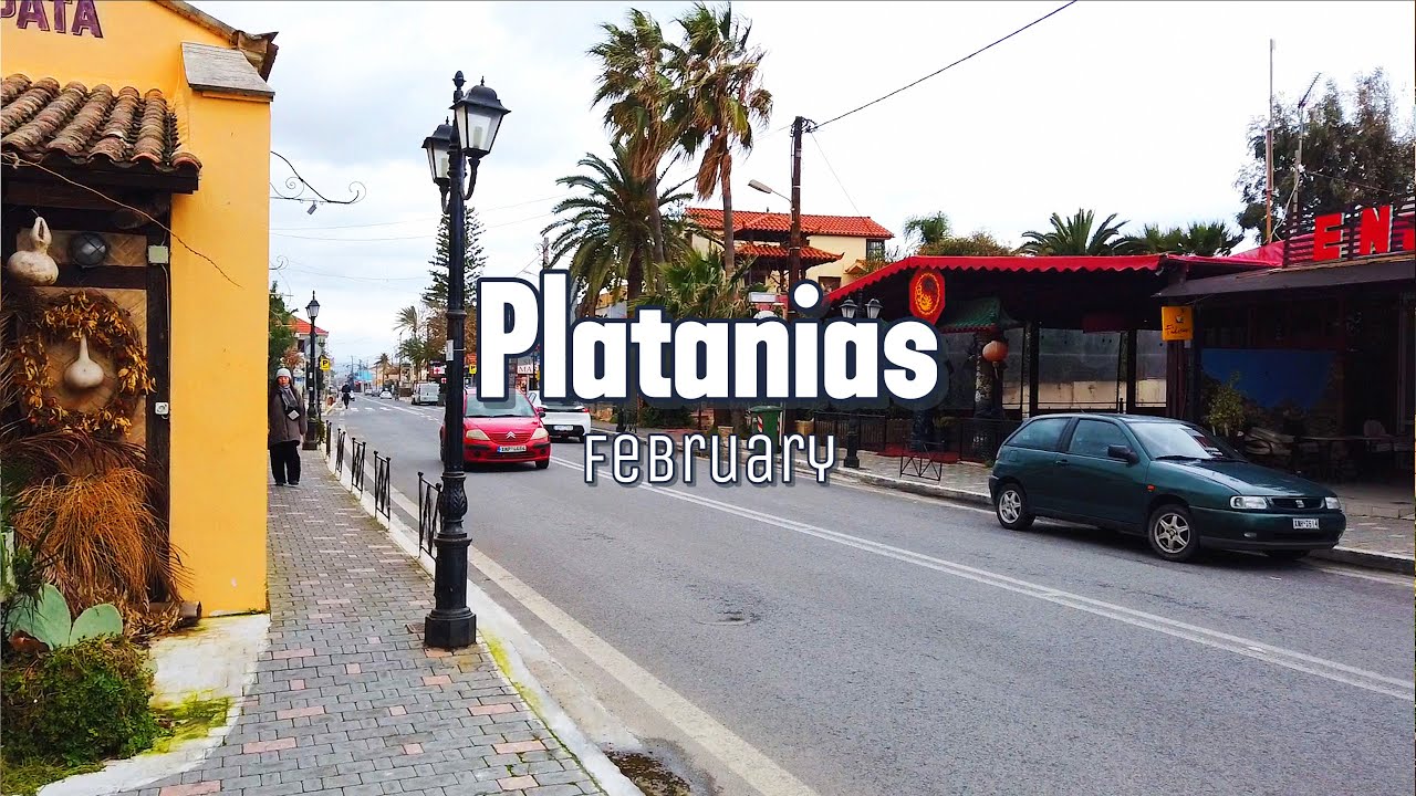 Platanias. Walking tour. Chania, Crete, Greece. | 漫步在Platanias的商业街。