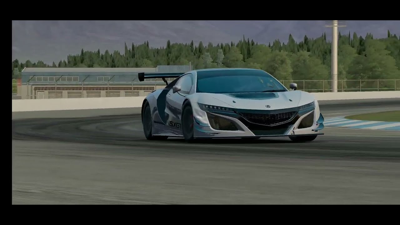 Assoluto Racing GamePlay Driving Acura NSX GT3 ExhaustSounds