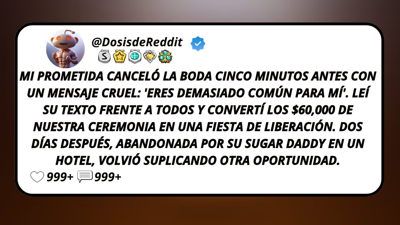 Mi Prometida Canceló La Boda Cinco Minutos Antes Con Un Mensaje Cruel: 'Eres Demasiado Común Para...