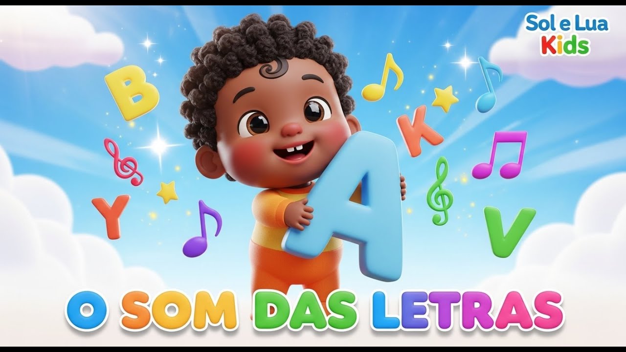O Som das Letras – Aprenda o ABC Cantando! 🎶 Vamos brincar e aprender o ABC cantando! 🎶