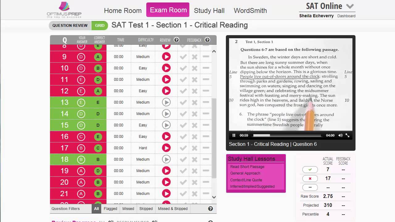 Optimus Prep - Demo Video On Demand Courses
