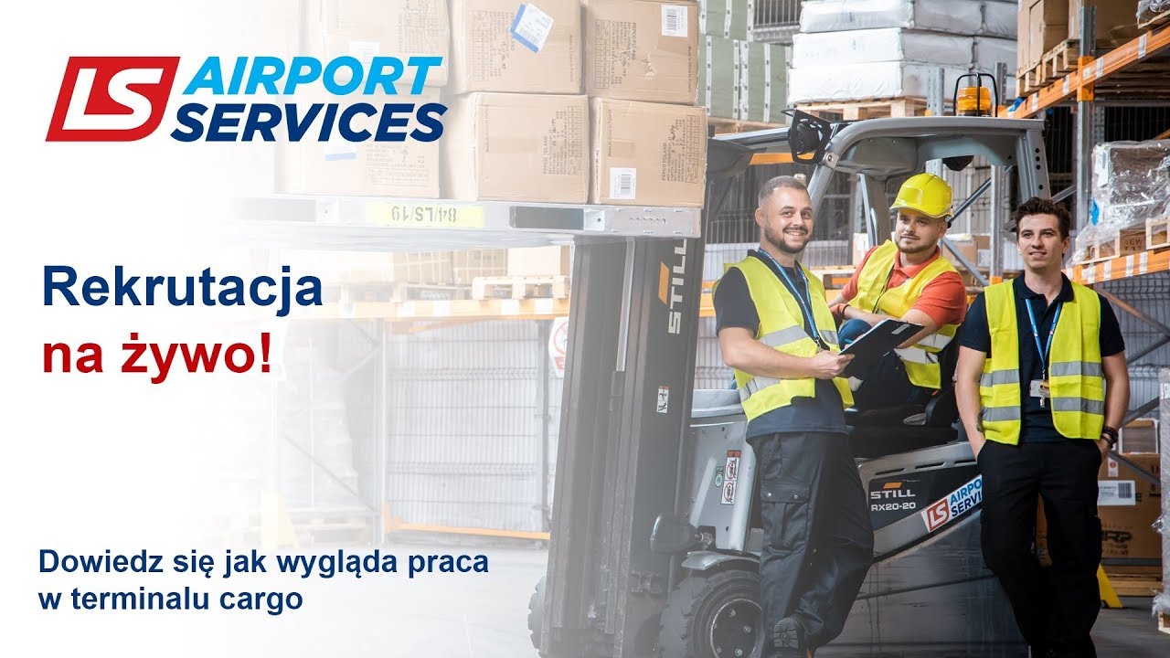 Praca na lotnisku - obsługa lotniczych ładunk&oacute;w cargo - LS Airport Services