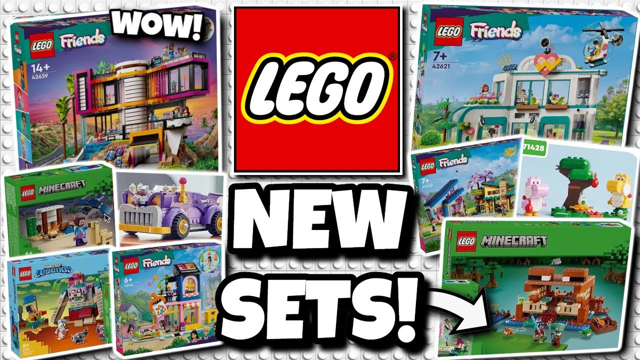 10+ NEW Lego 2024 Sets Revealed! (Minecraft, Friends, Mario & MORE!)
