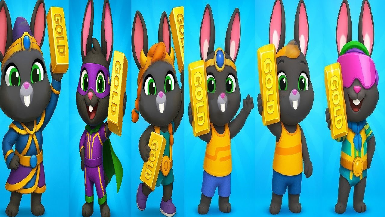 Talking Tom Hero Dash VS TALKING TOM GOLD RUN 1VS 2Tom Blast Park Talking Becca All Outfits Unlocked