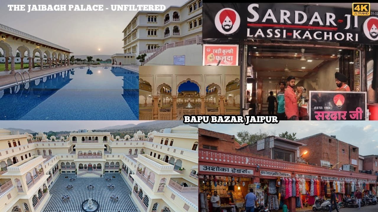 SARDARJI LASSI WALE | BABU BAZAR | PART 2 | THE JAIBAGH PALACE | DVLOGS 4K