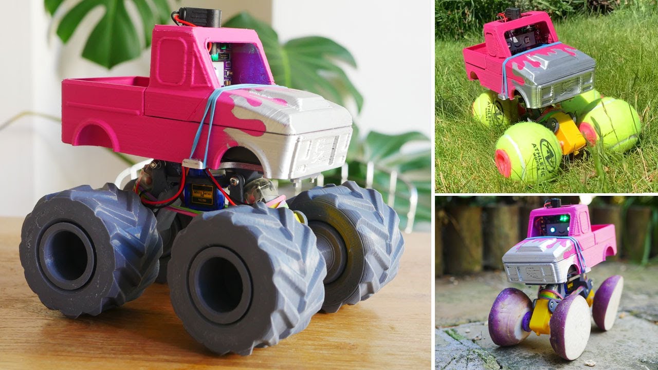 Easy 3D Printed RC Monster Truck