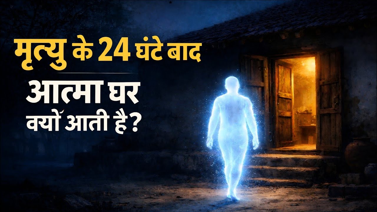 मृत्यु के 24 घंटे बाद आत्मा घर क्यों लौटती है? | गरुड़ पुराण 