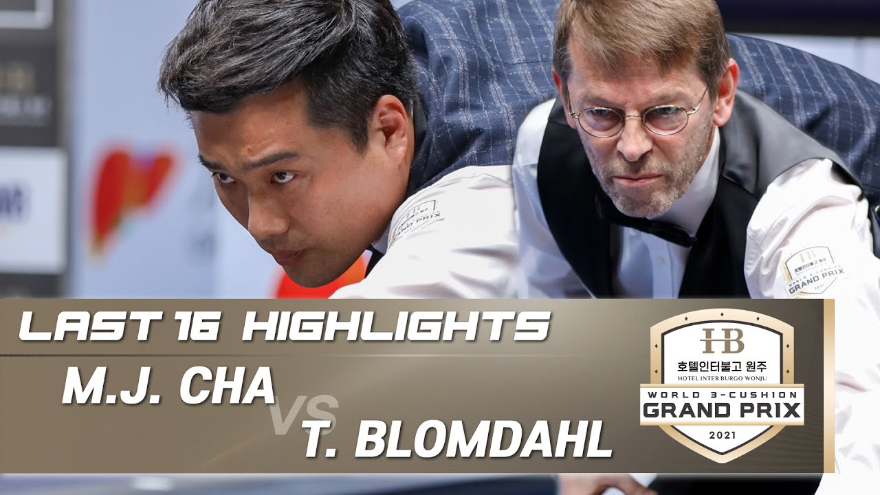 [Hotel Inter burgo Wonju W3GP 2021] Last 16 - Torbjorn BLOMDAHL (SWE) vs CHA Myung Jong (KOR). H/L