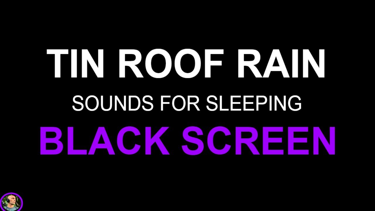 Rain On Tin Roof, Heavy Rain No Thunder, Soothing Relaxation, White Noise, Rain Sounds For Sleeping
