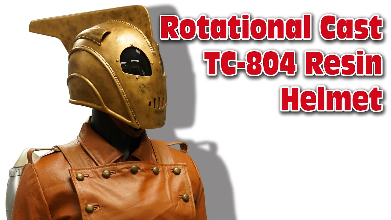 Roto-Cast Resin Rocketeer Helmet Process