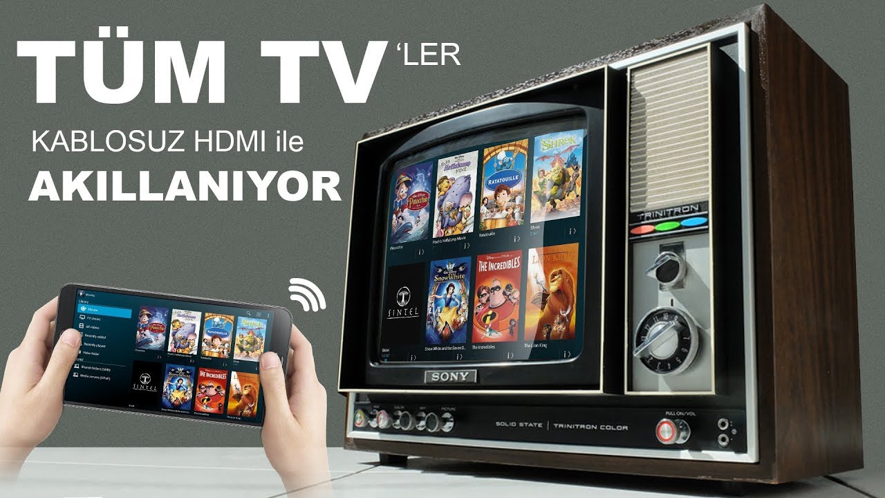 Tüm Televizyonlara Kablosuz Görüntü Nasıl Aktarılır ? (Kurulum&Kullanım)