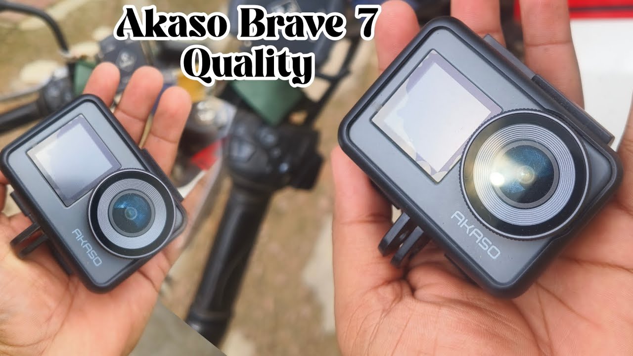 Akaso Brave 7 Action Camera Quality | Best Budget Action Camera? | Motovlogging