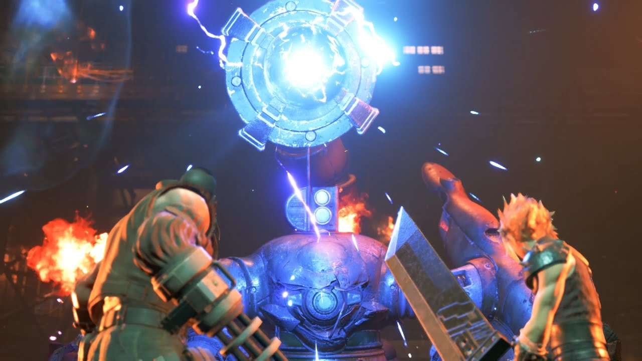Final Fantasy 7 Remake: Scorpion Sentinel Boss Fight and Reactor Escape