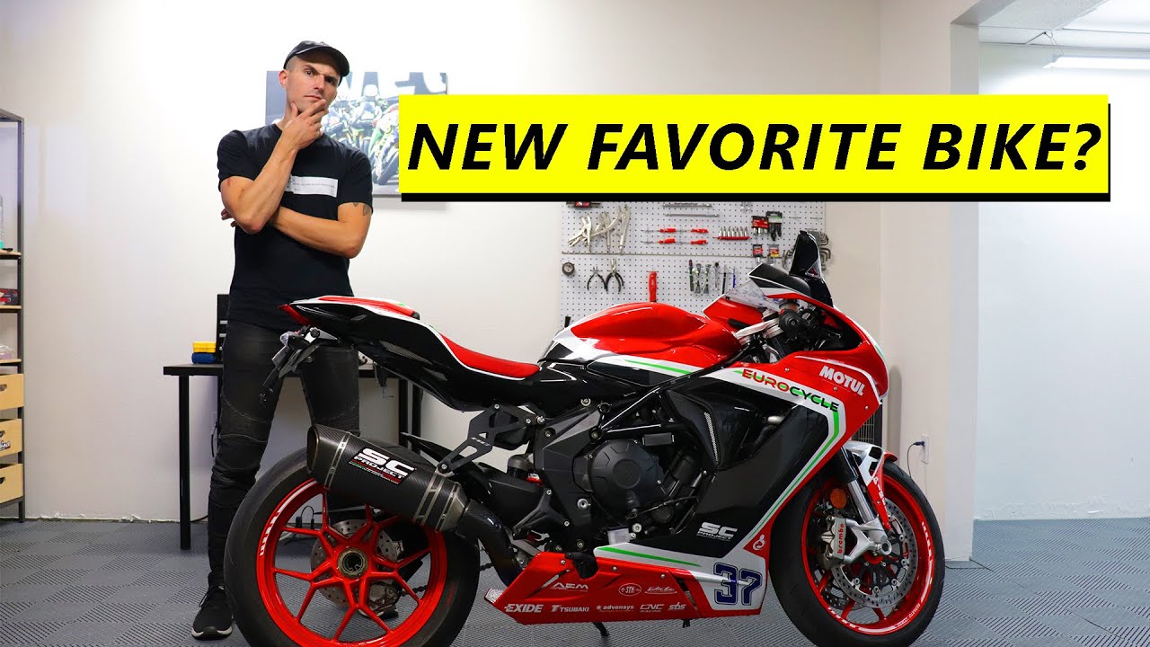 Triumph Daytona 765 vs MV Agusta F3 800 RC! Race Bikes for the Street