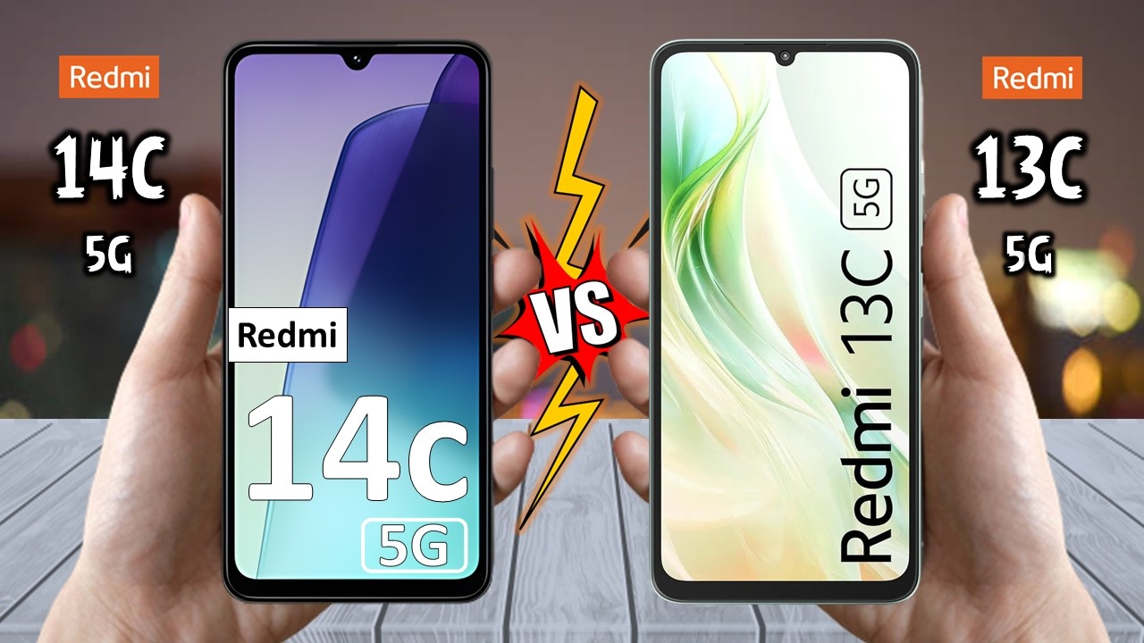 Redmi 14C 5G Vs Redmi 13C 5G - Full Comparison 🔥 Techvs