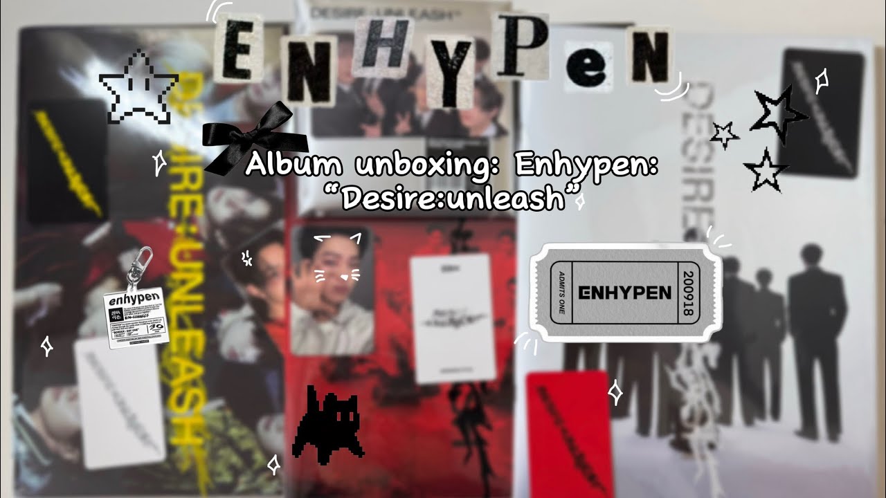 ۶ৎAlbum unboxing Enhypen: “Desire: unleash”/ Лучший альбом за последнее время ۶ৎ