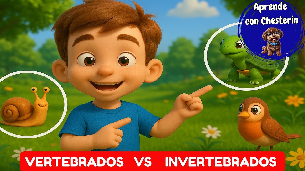 ¿Qué son los animales vertebrados e invertebrados?