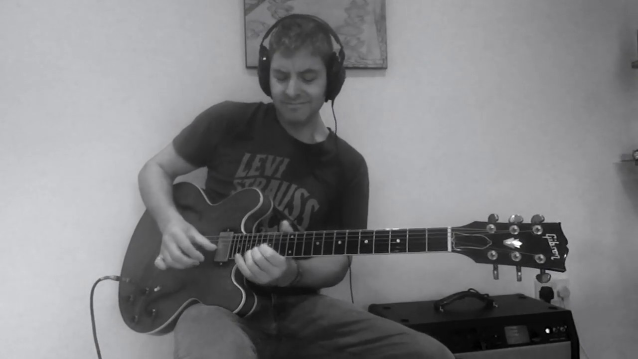Gibson 335 & Mesa Blue Angel BLUES guitar JAM