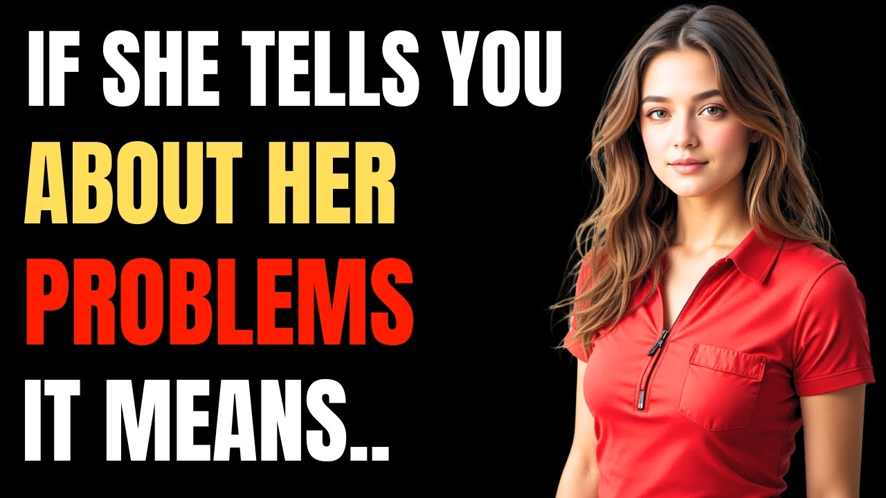 If A Woman Tells You Her Problems, It Means She Wants To | Female Psychology
