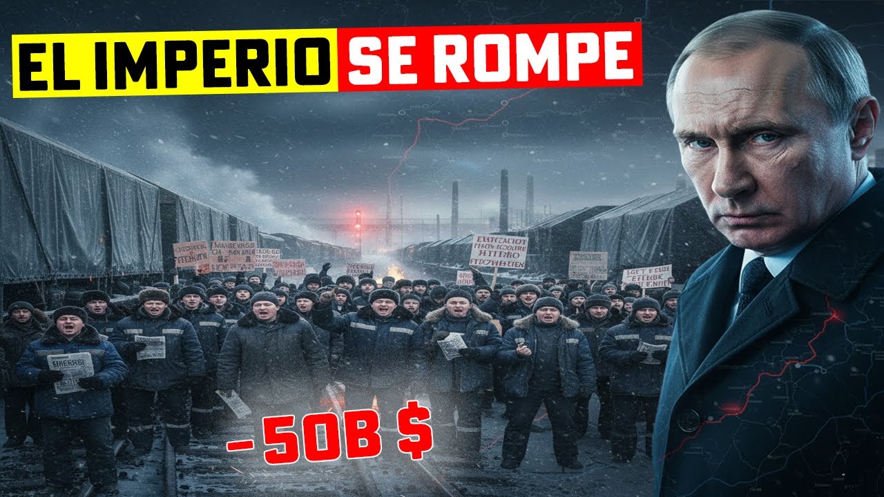 El Imperio de Hierro se rompe: Putin remata los ferrocarriles y Rusia se paraliza