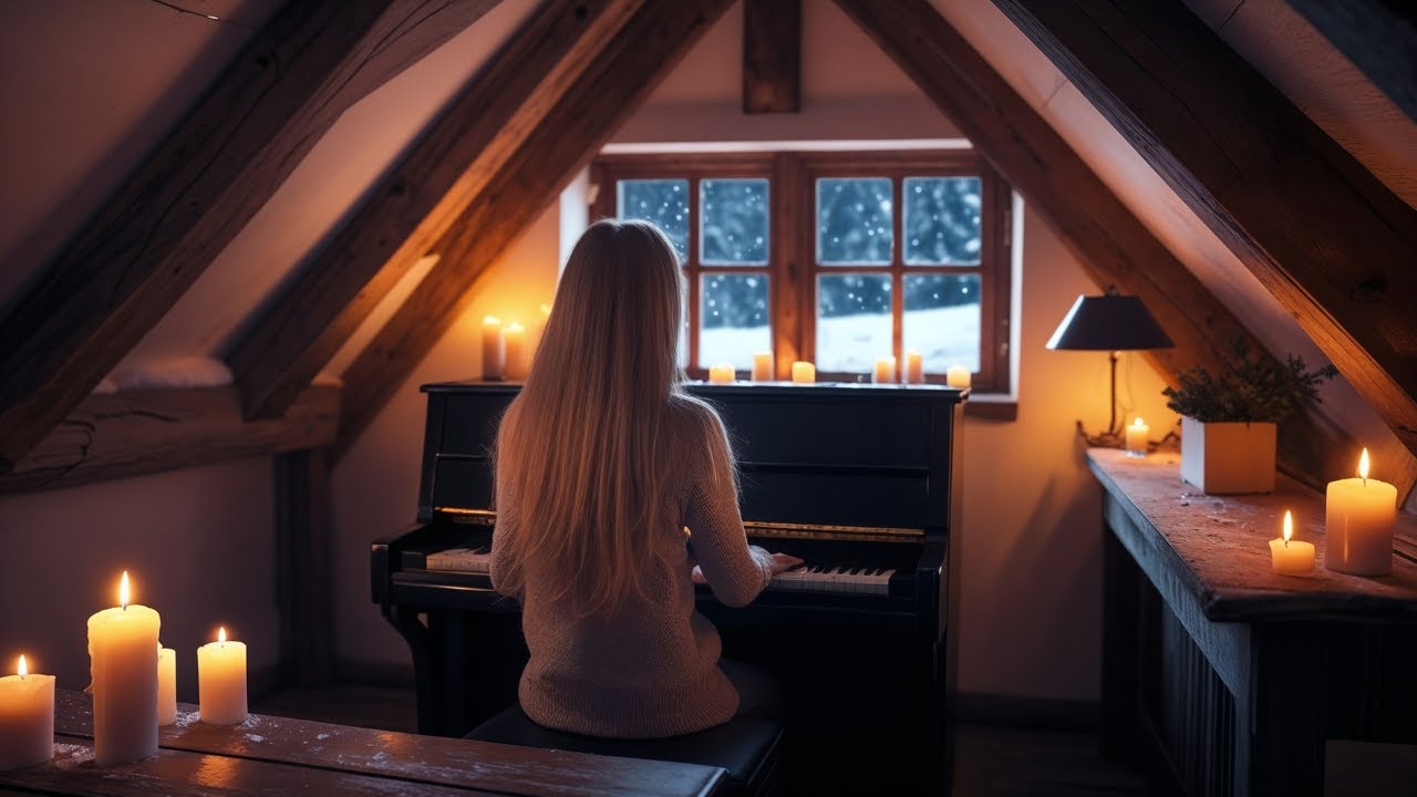 3 Hours of Quiet Piano — Cozy Winter Attic Music for Sleep & Emotional Calm