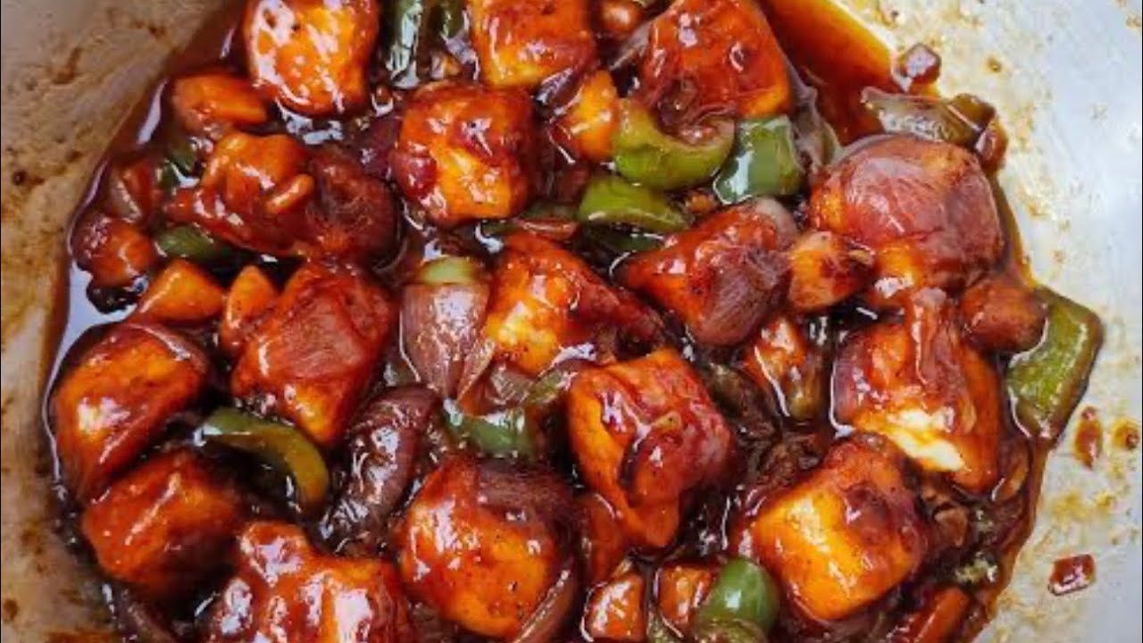 Aaj  banaa chilli Paneer 