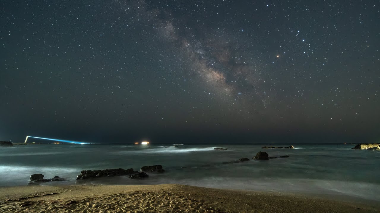 GW海辺の天の川  ～銚子市長崎海岸2024年5月～ Time Lapse 4K