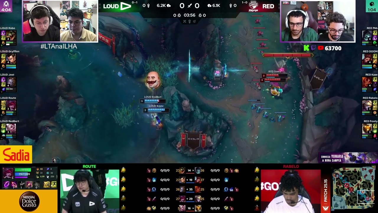 LOUD x RED CANIDS | Jogo 1 - MD3 | Primeira Fase | LTA SUL Split 3 - 2025 | Ilha das Lendas