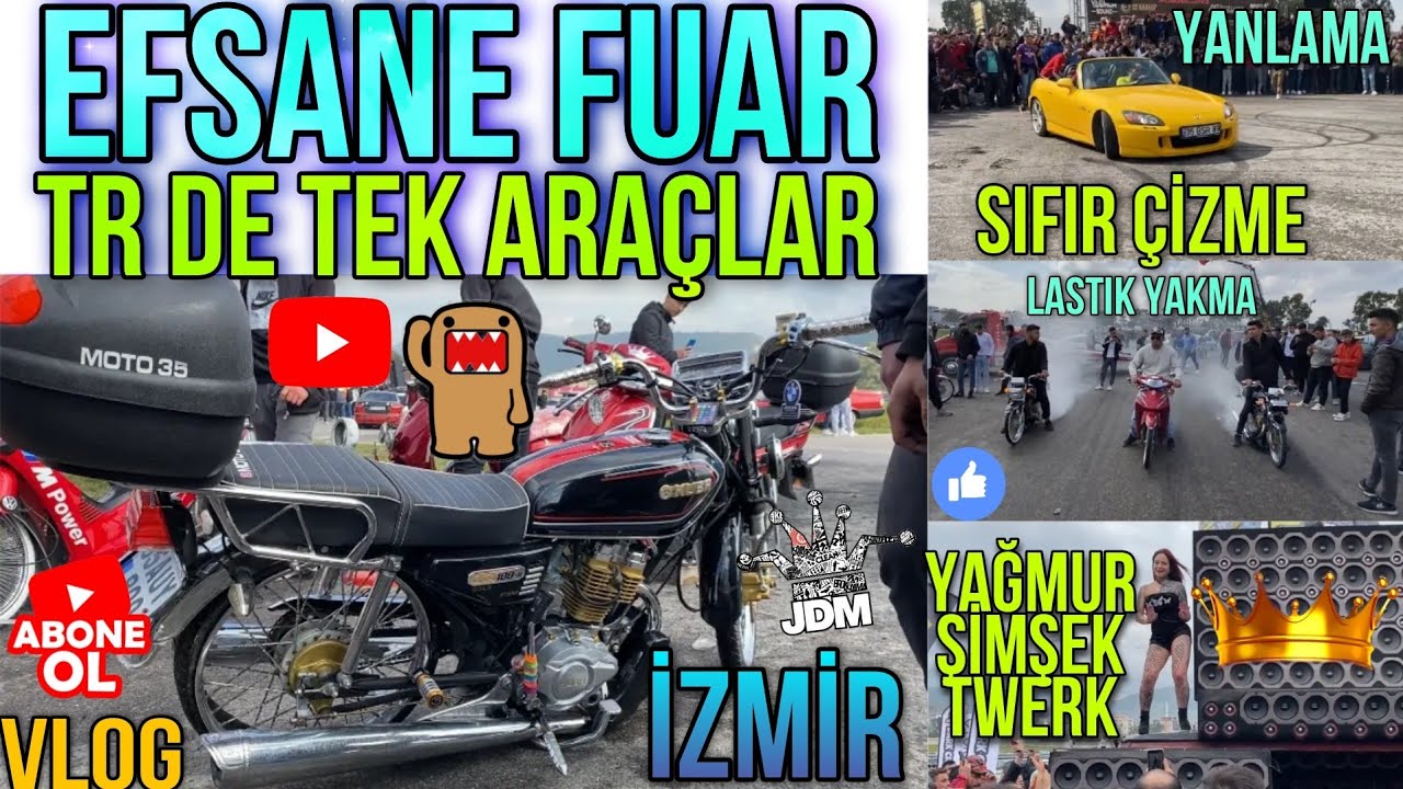 ARABA FUARINA GİDİYORUZ 750 ARA&Ccedil; EFSANE FUAR #yagmursimsek #izmir #arabafuarı #modifiye #berkcakmak