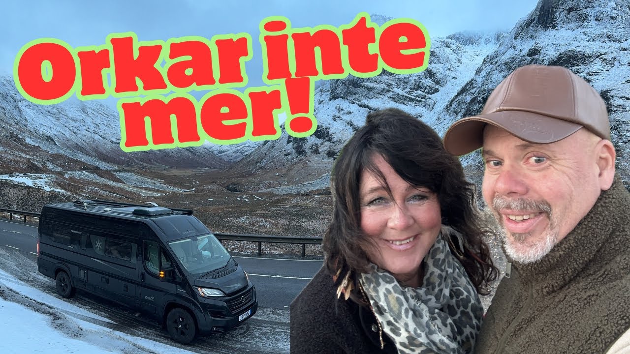 FÄNGSLA OSS DÅ! LEDSNA, ARGA OCH BESVIKNA! Vanlife Scotland/ GlampingExplorer.se