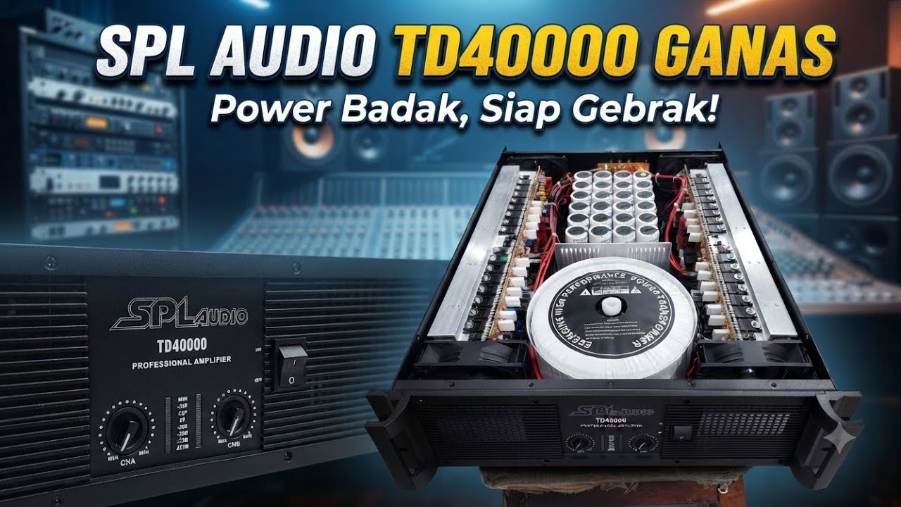 Joss Tenan Lur❗️Power Buat Subwoofer Tenaga BADAK - Original By SPL AUDIO TD40000 - Jamin HOREG GLER