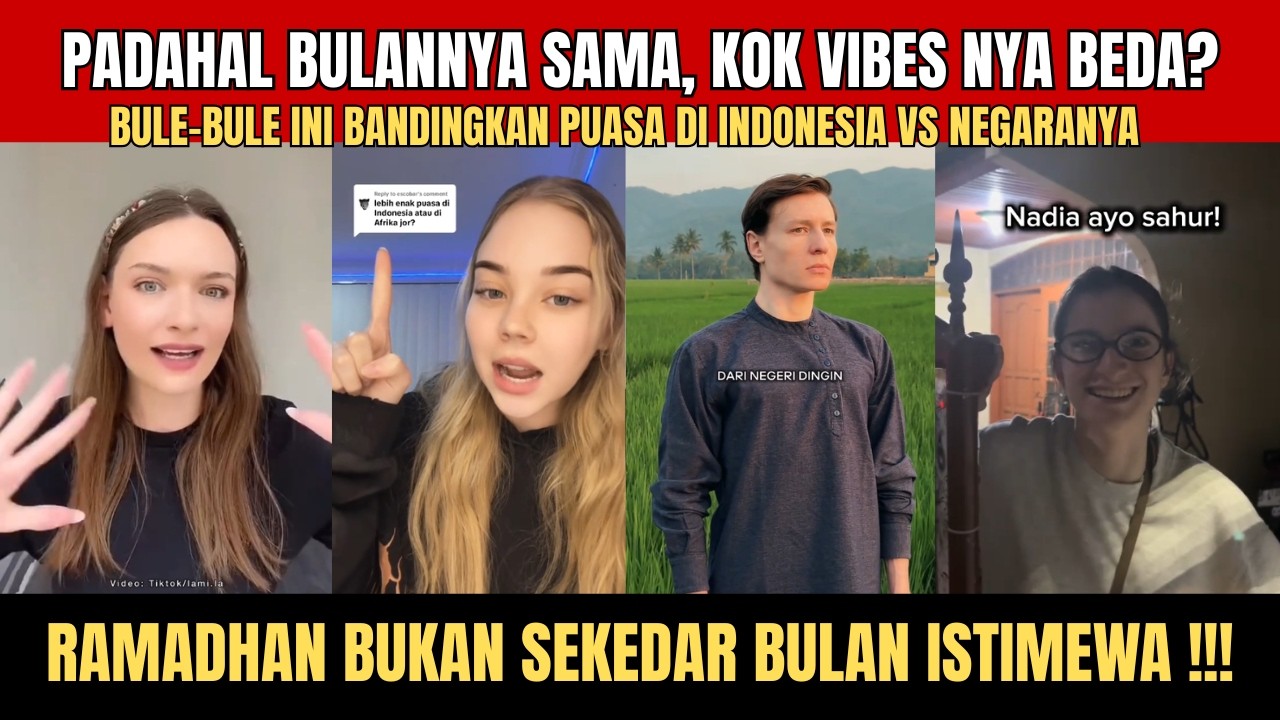 Auranya Beda! Para Turis Luar Negeri Heran Kenapa Ramadan di Indonesia Terasa Lebih Damai?