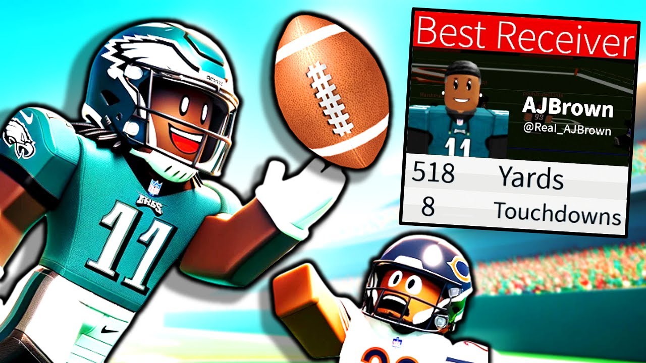 Fake AJ BROWN Gets BEST WR in Roblox Football Fusion 2!