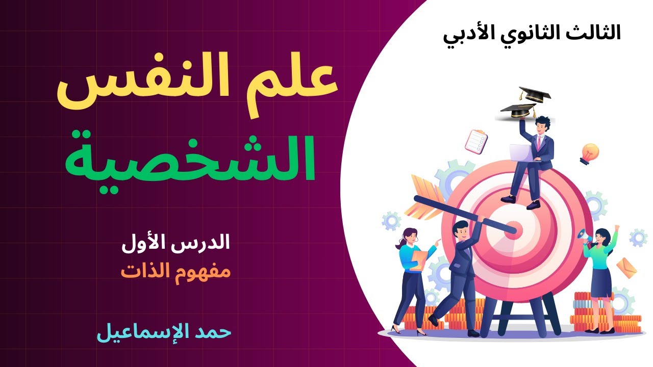 النموذج المؤتمت الوحدة الثامنة* علم النفس الشخصية*| الدرس الأول: مفهوم الذات| البكلوريا* سوريا|