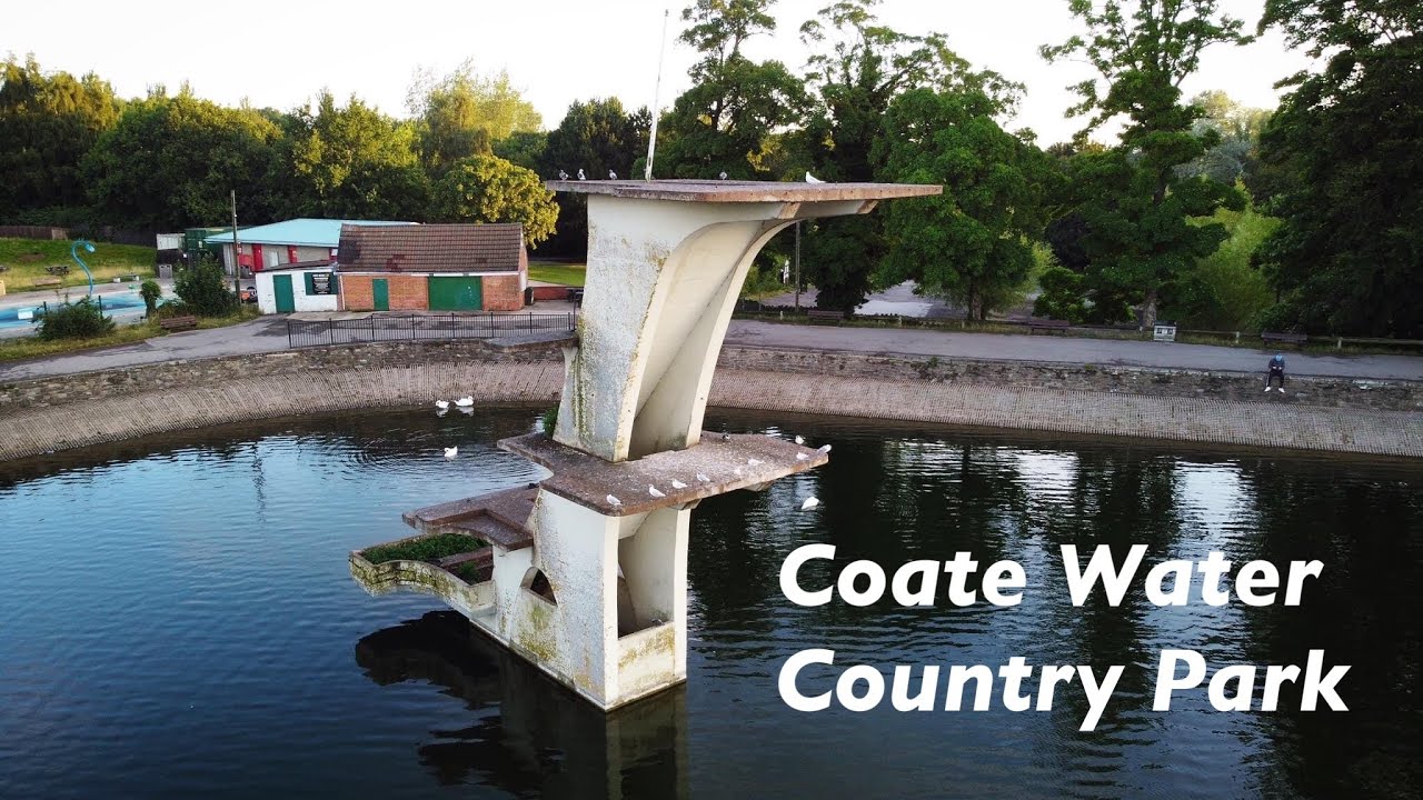 Coate Water - Swindon From The Sky (Drone Aerial Video)