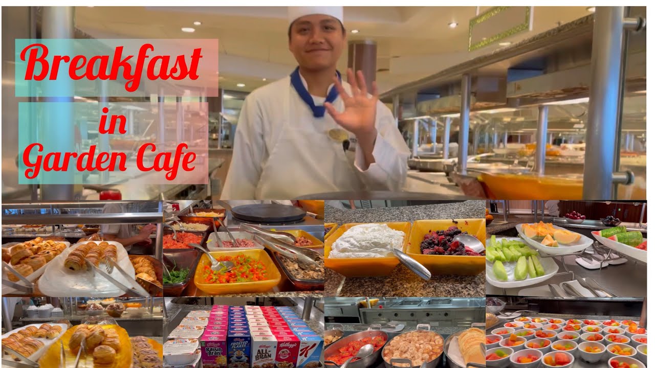 UNLIMITED BUFFET ON a CRUISE NORWEGIAN JEWEL 🚢 Garden Cafe