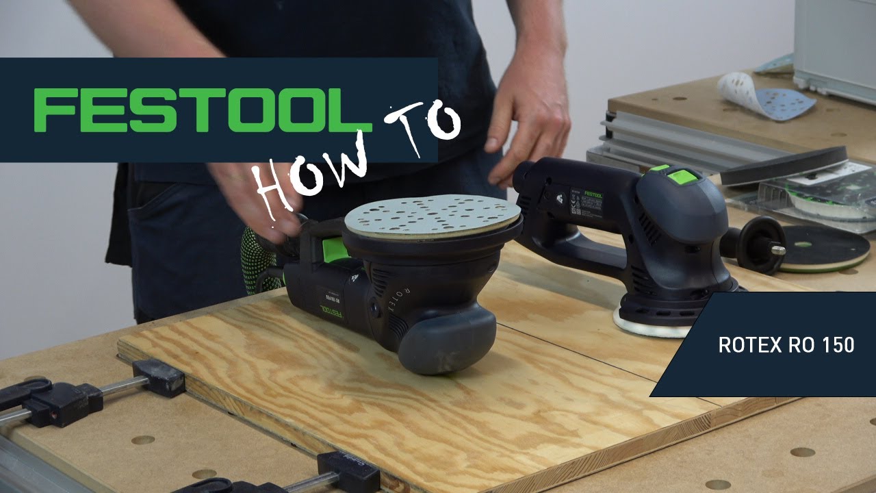 How To: Przekładniowa szlifierka mimośrodowa ROTEX RO 150 i RO 125 Festool