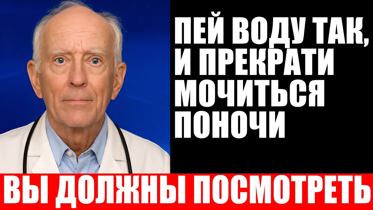 Как пожилым пить воду Врач по почкам ОБЪЯСНЯЕТ