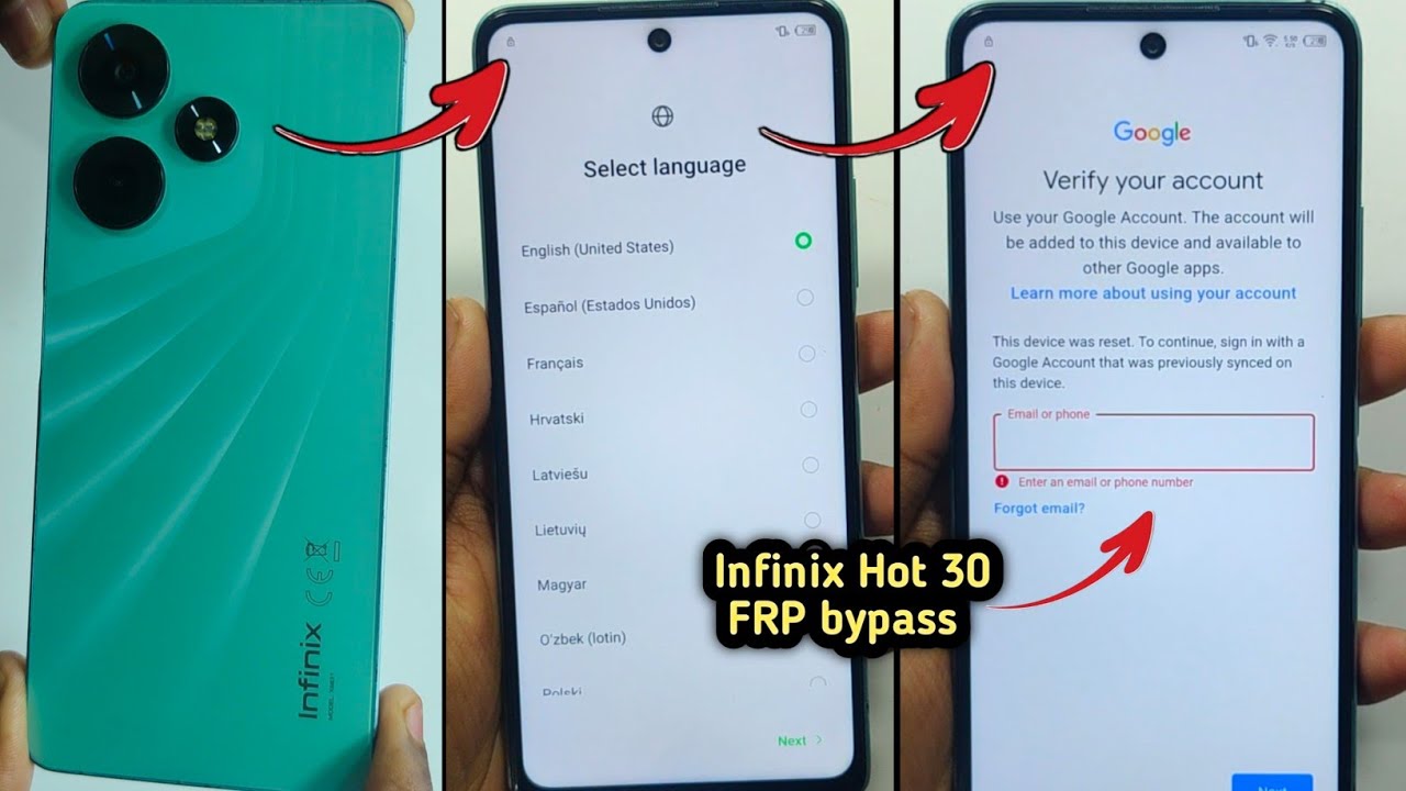 Infinix Hot 30 Frp Bypass || Infinix Hot 30 Frp Unlock Android 13\14 Without PC || Setting Not Open 