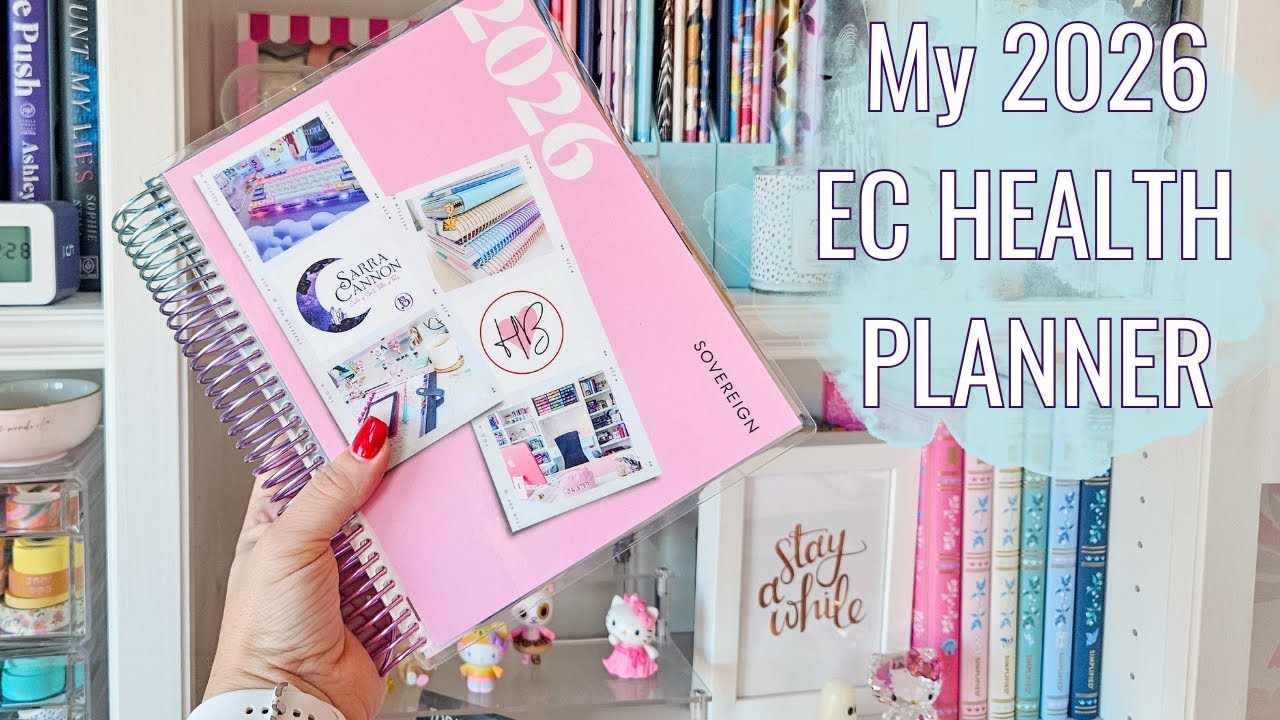 Creating My Custom Health Planner for 2026 ✨💖 ERIN CONDREN FRANKENPLANNER SETUP