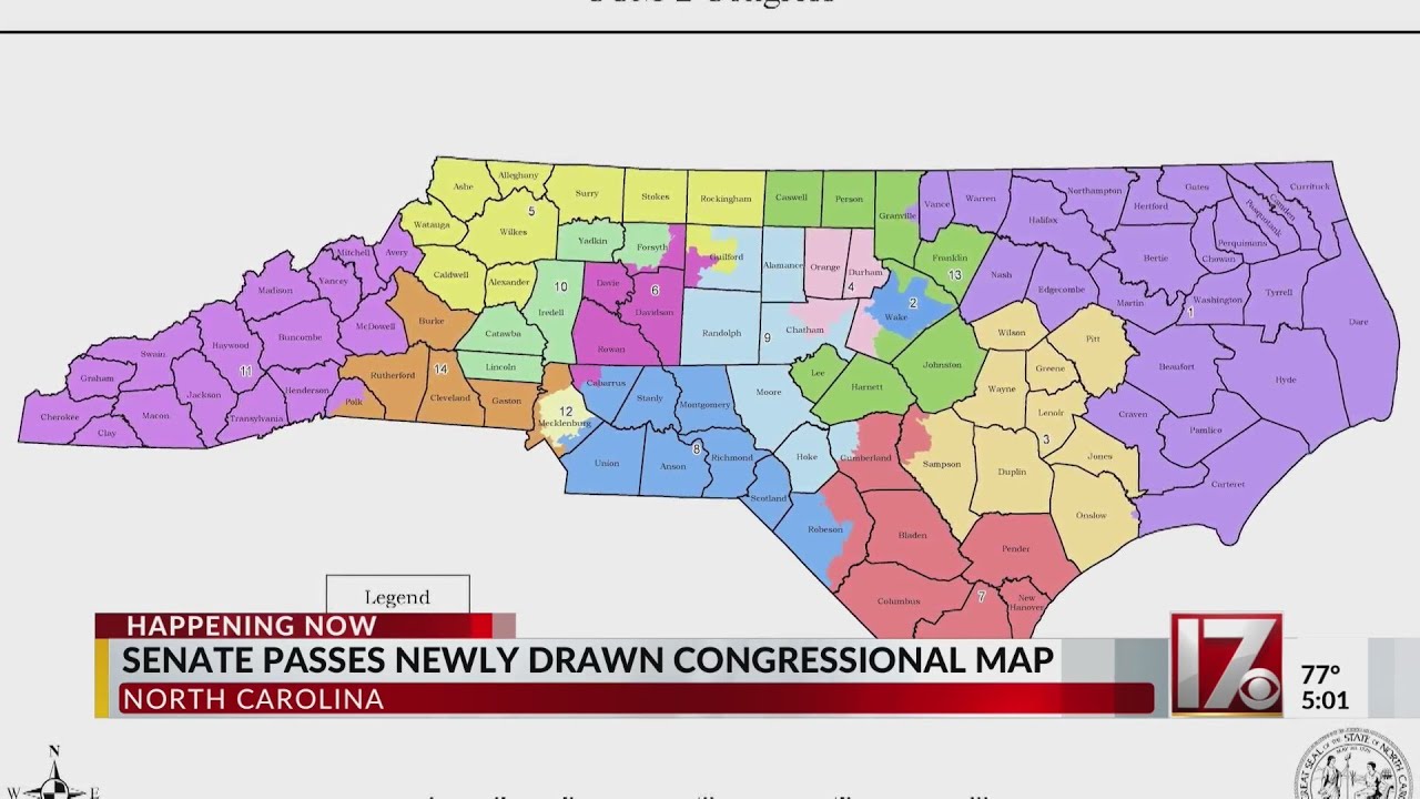 NC Senate passes newly drawn congressional maps