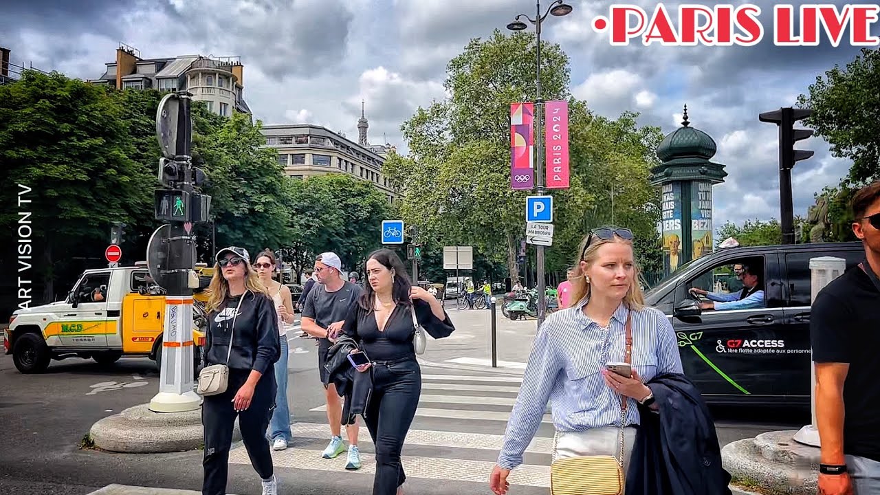 [🇫🇷PARIS PARIS LIVE] Bonjour Paris Preparing for the Olympics Walk Live Streaming 17/JUNE/2024