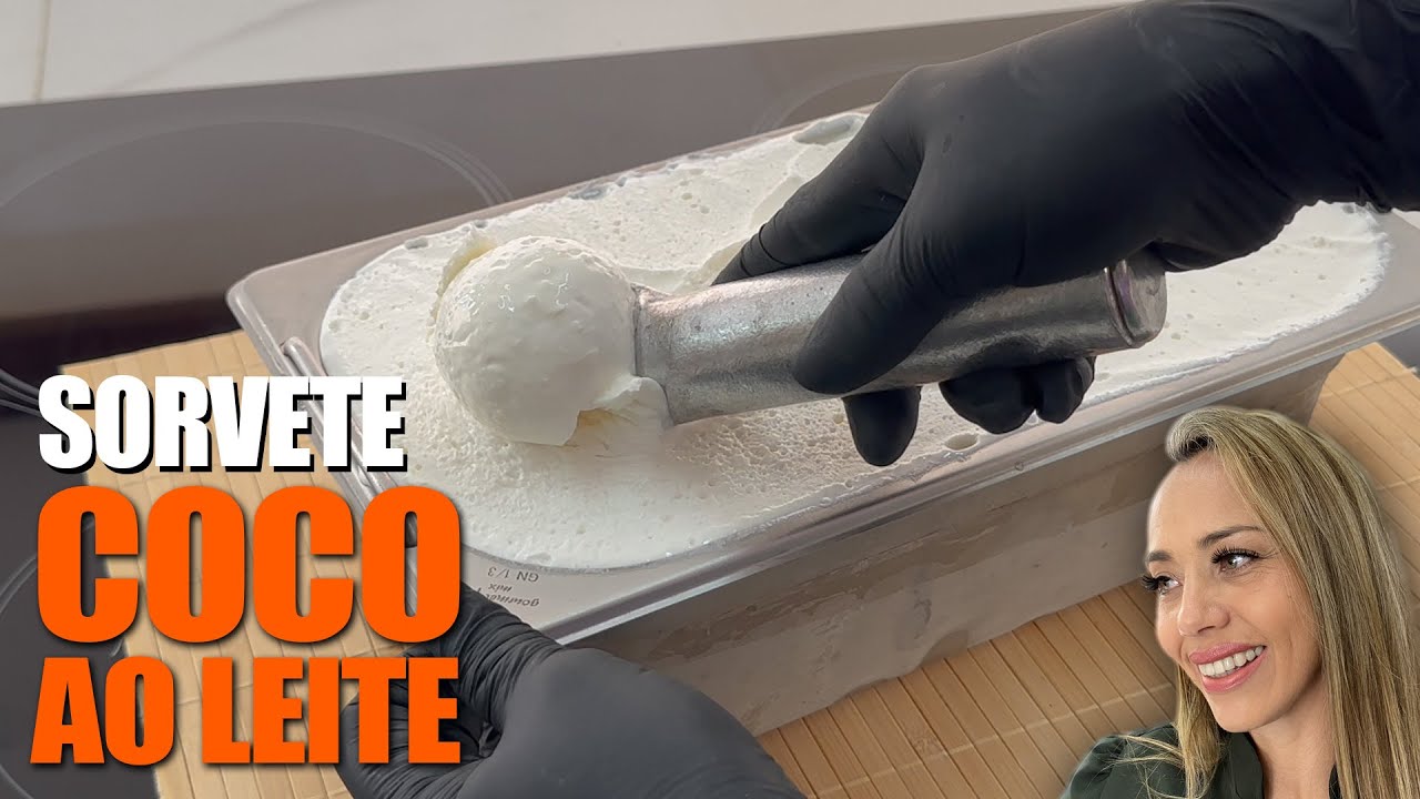 Sorvete de Coco ao Leite