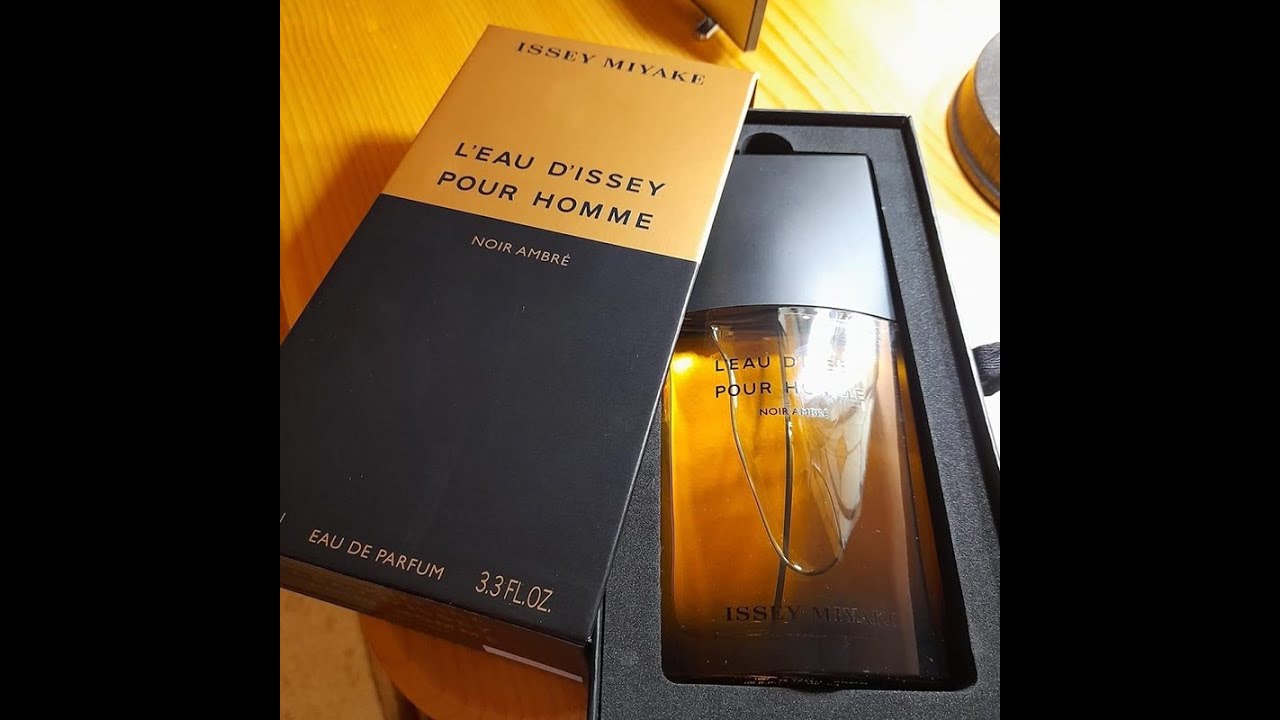 L'EAU D'ISSEY POUR HOMME NOIR AMBRE 2016/مراجعة عطر لو دي إسي بور أوم نوار أمبري من دار إيسي مياكي