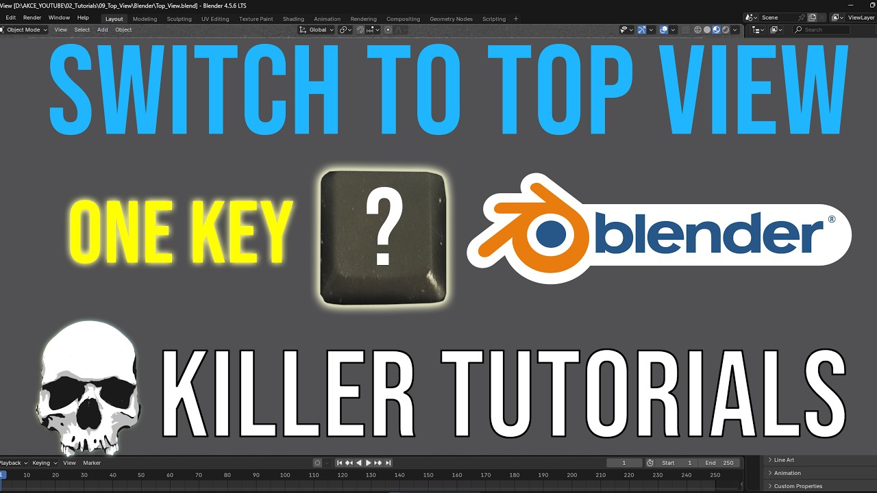How to Switch to the Top View in Blender: Killer Tutorials