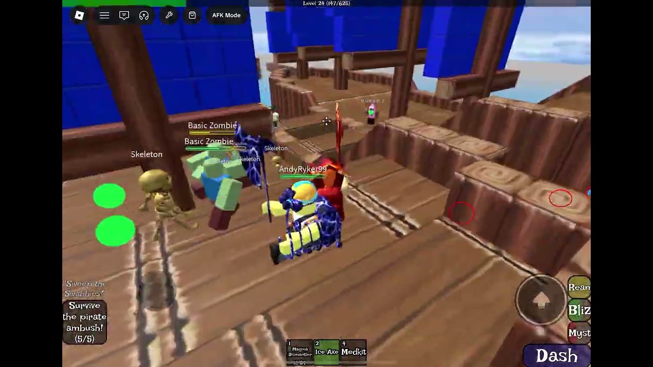 RealmZ Seven seas zombie boss fight