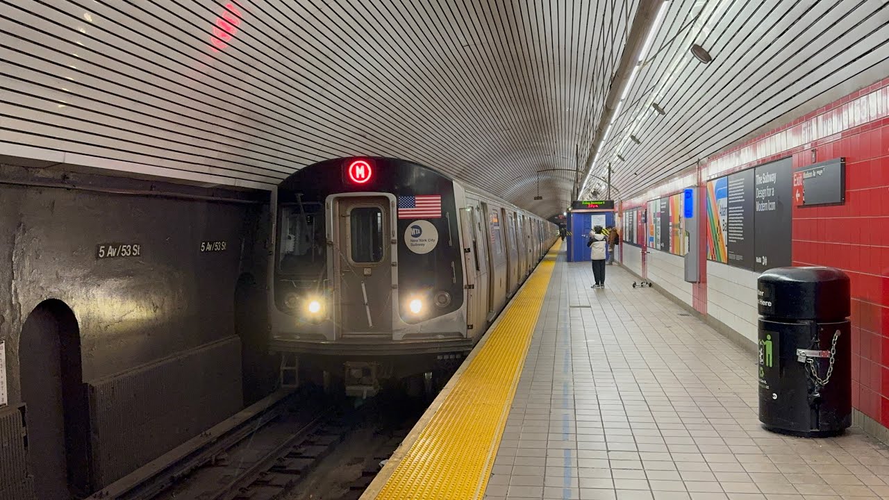 R160 R179 (E)(M) Action at 5th Avenue 53rd Street (With DR Wrap) 