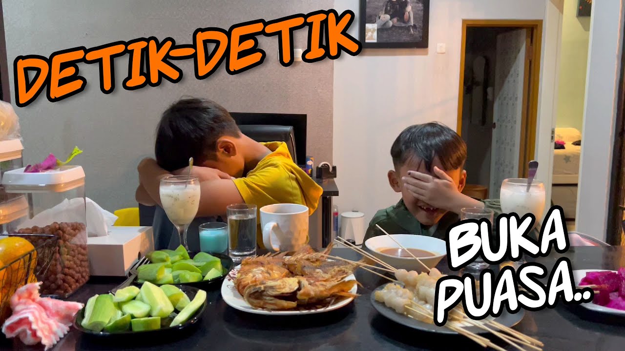 DETIK-DETIK BUKA PUASA | DE SAKTI UDAH GA KUAT..
