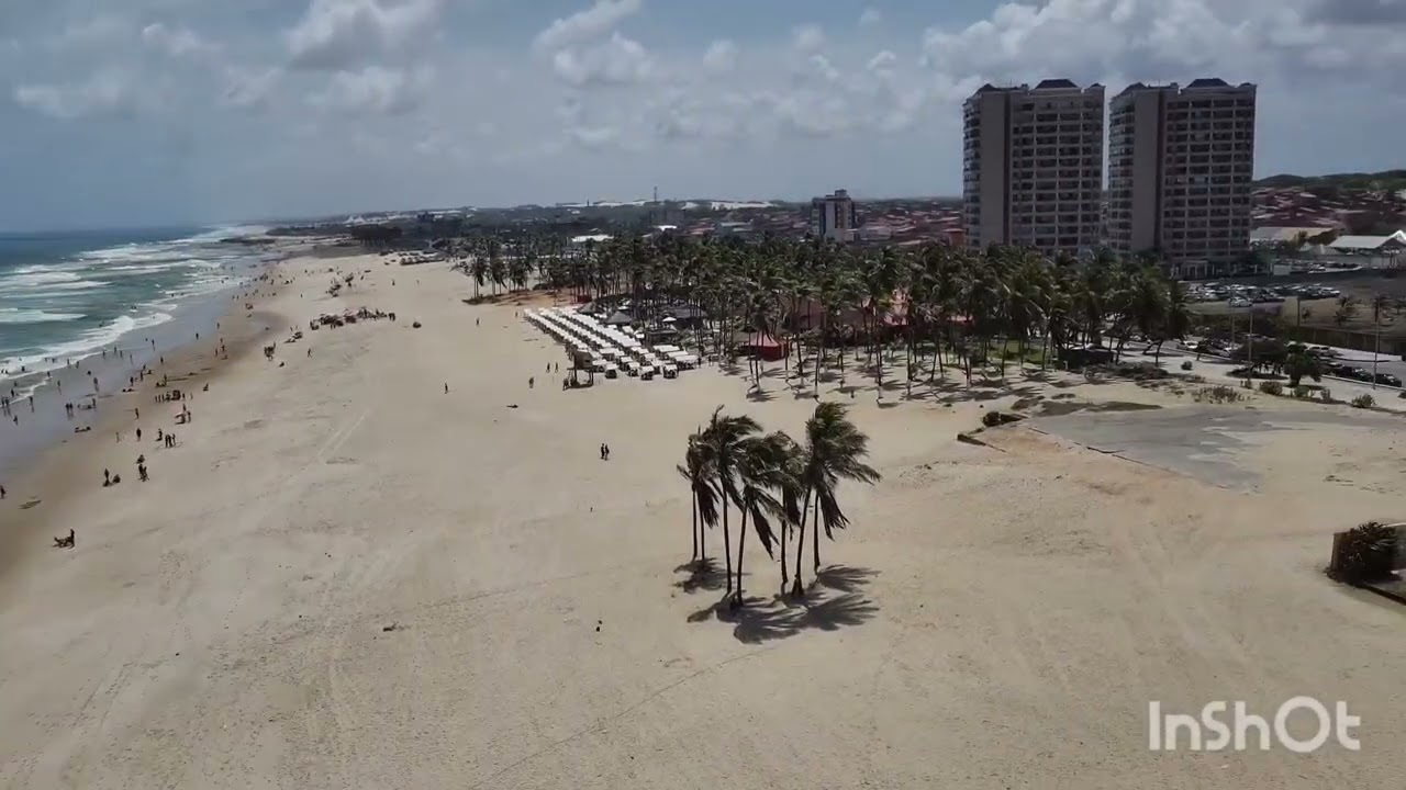 Praia do futuro com o FIMI Mini 3